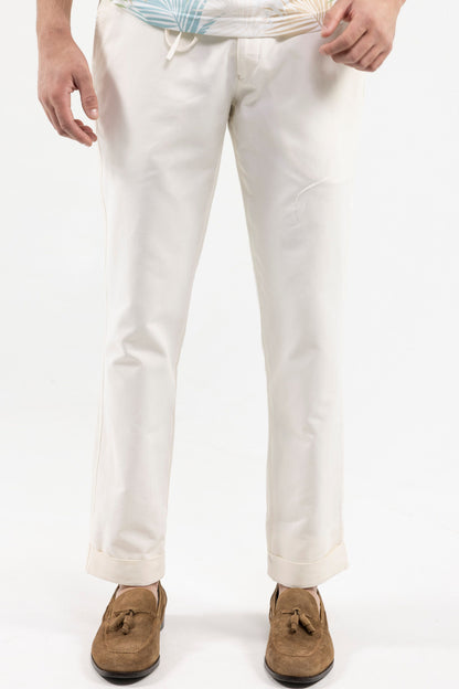 Drawstring Strechy Trousers