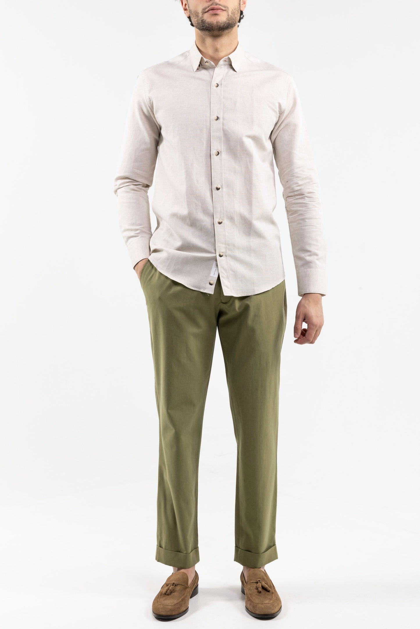 Drawstring Strechy Trousers