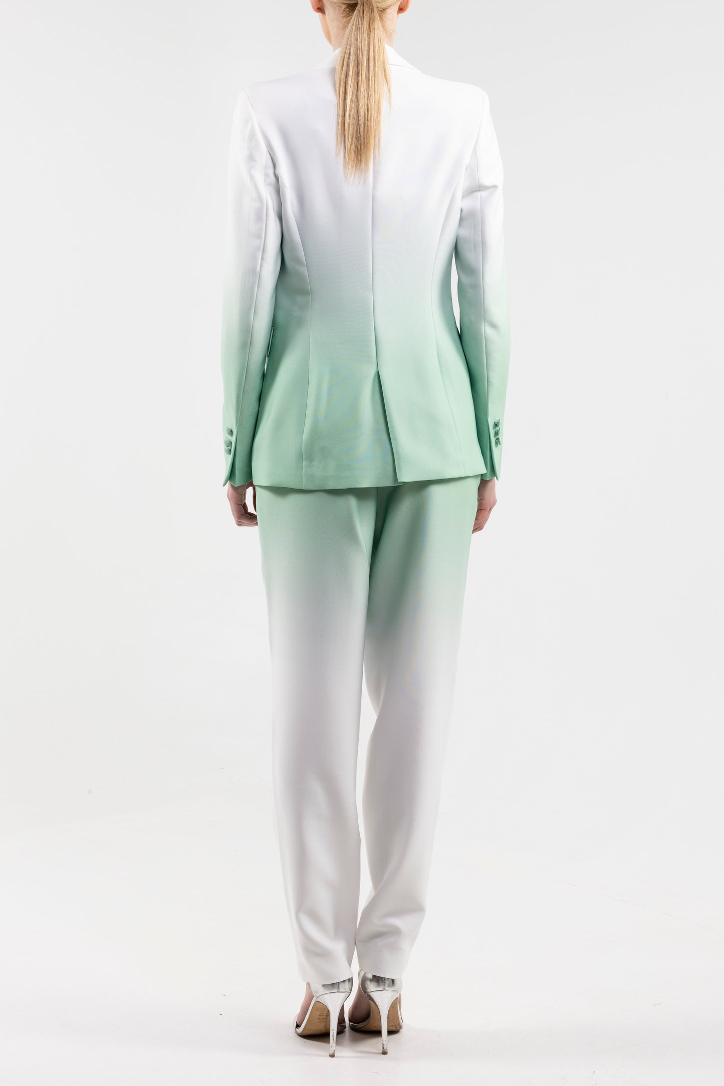 Single Breasted Blazer Notch Lapel