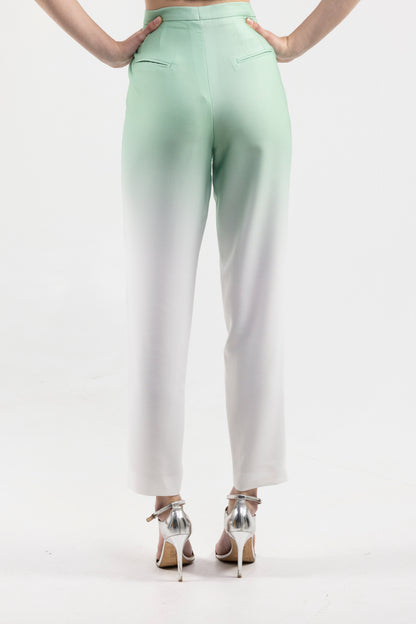 Carrot Fit Trousers With Front Pockets