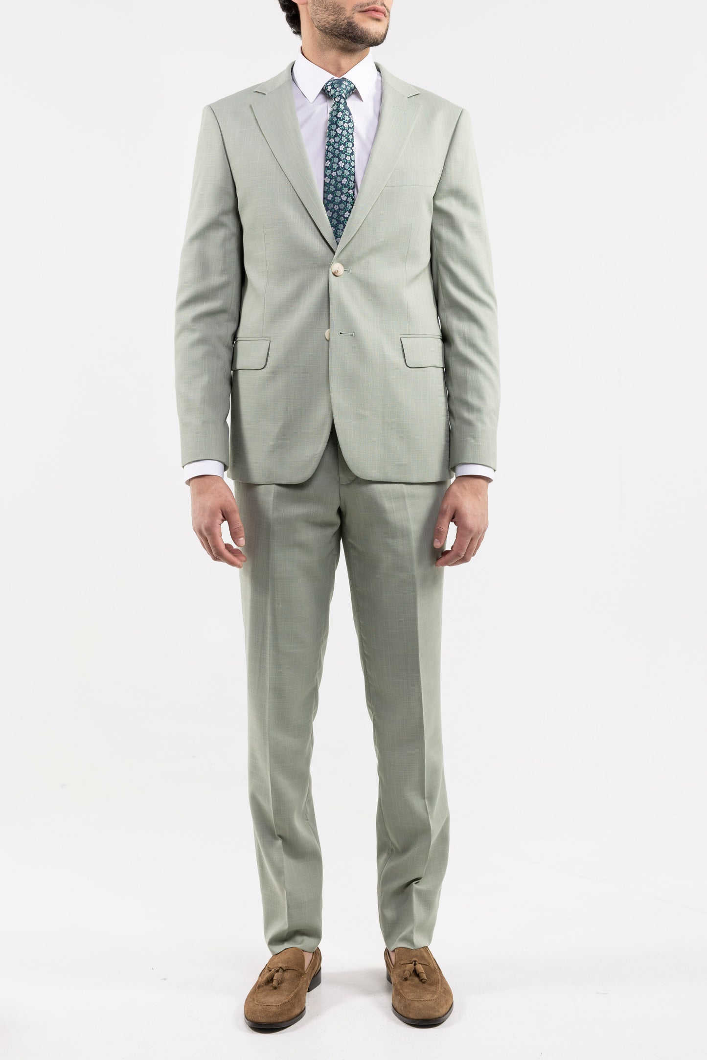 Notch Lapel 2 Buttons Blazer