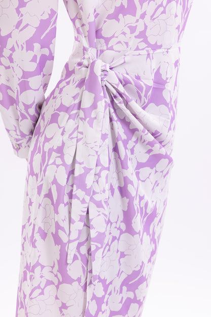 Shirt Dress Hidden Buttons With front  Side Tie