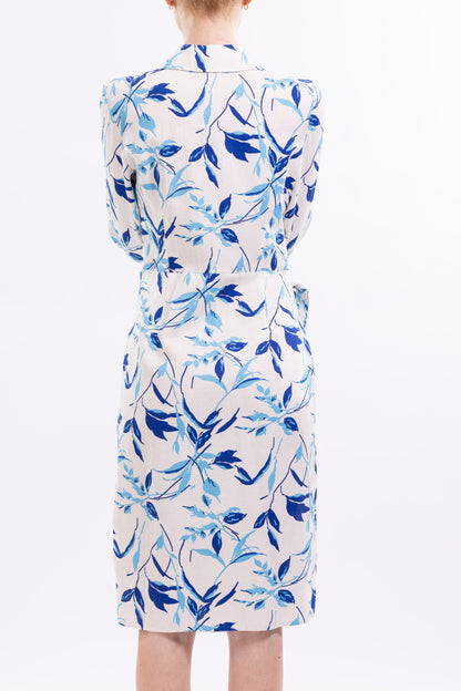 Shirt Dress Hidden Buttons With front  Side Tie