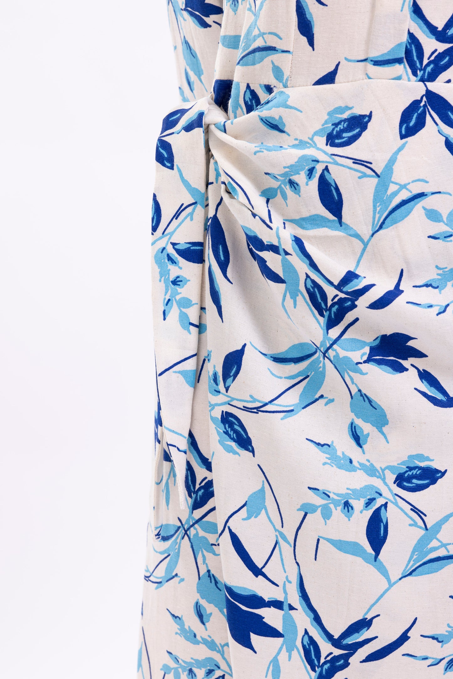 Shirt Dress Hidden Buttons With front  Side Tie