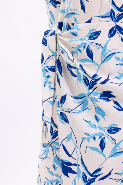 Shirt Dress Hidden Buttons With front  Side Tie