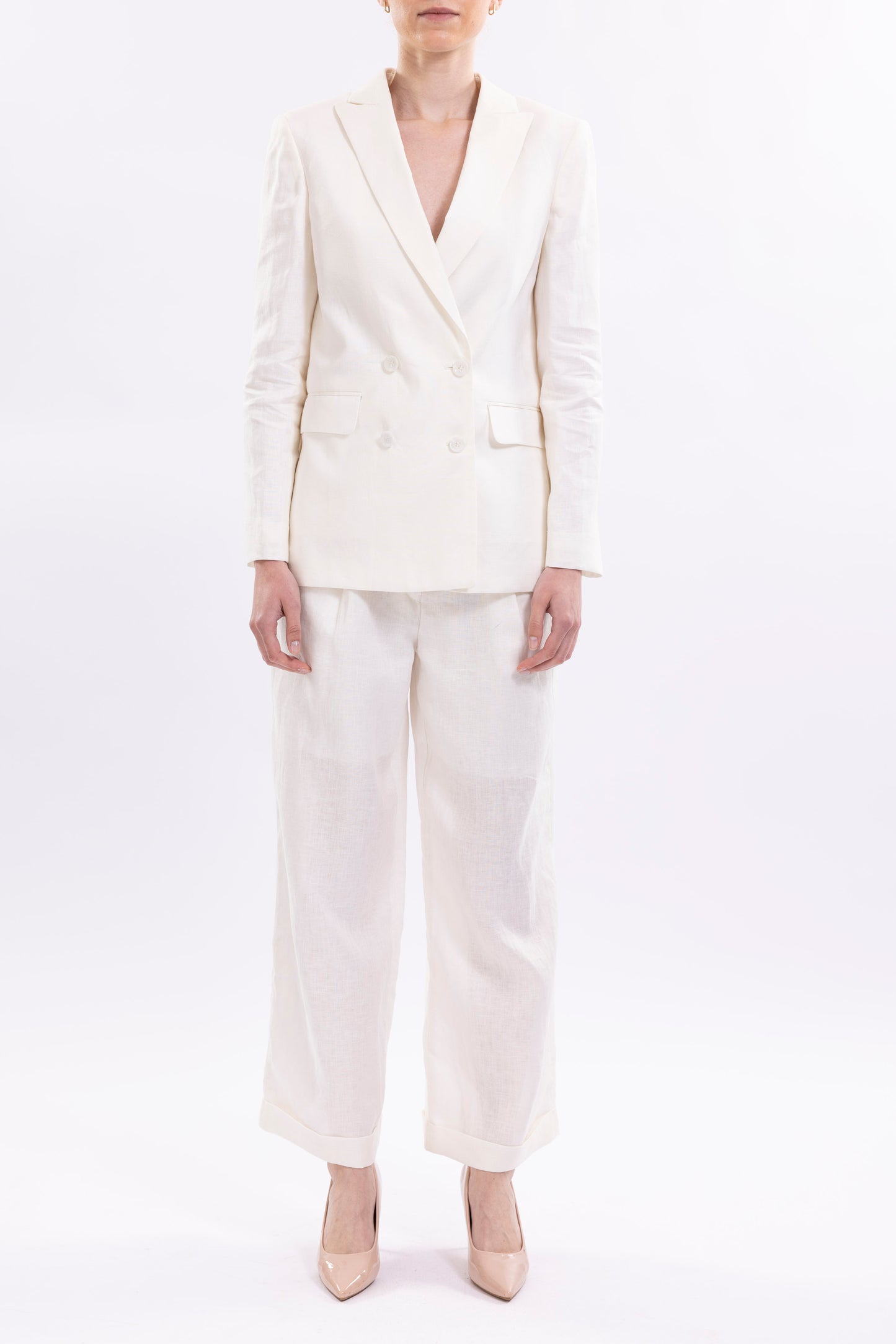 High Waist Trousers Wide Leg