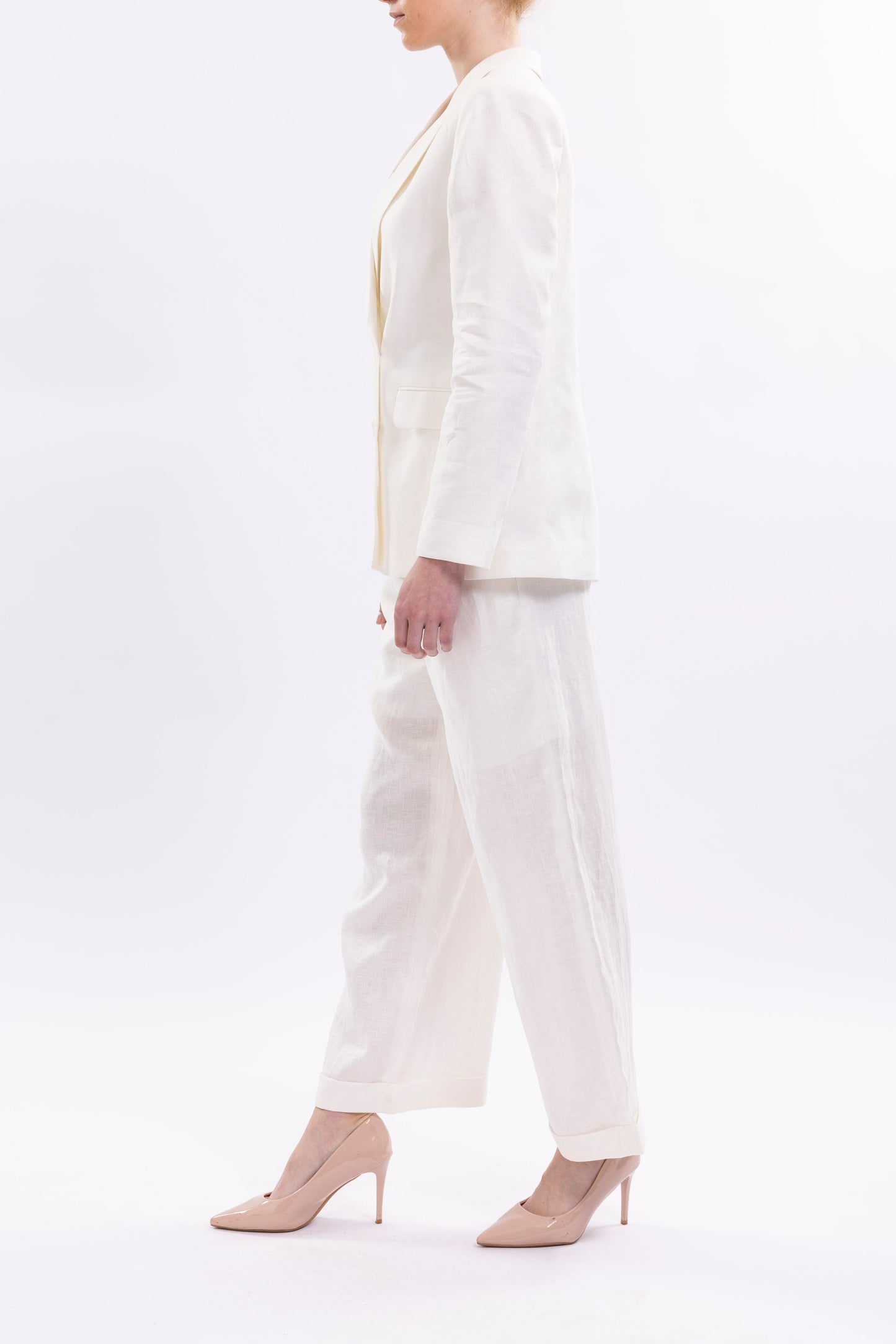 High Waist Trousers Wide Leg