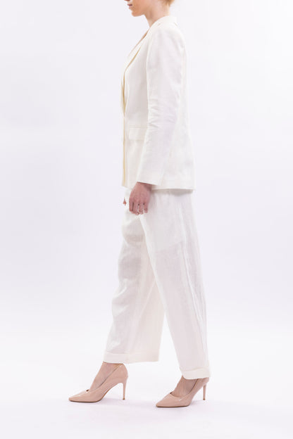 High Waist Trousers Wide Leg