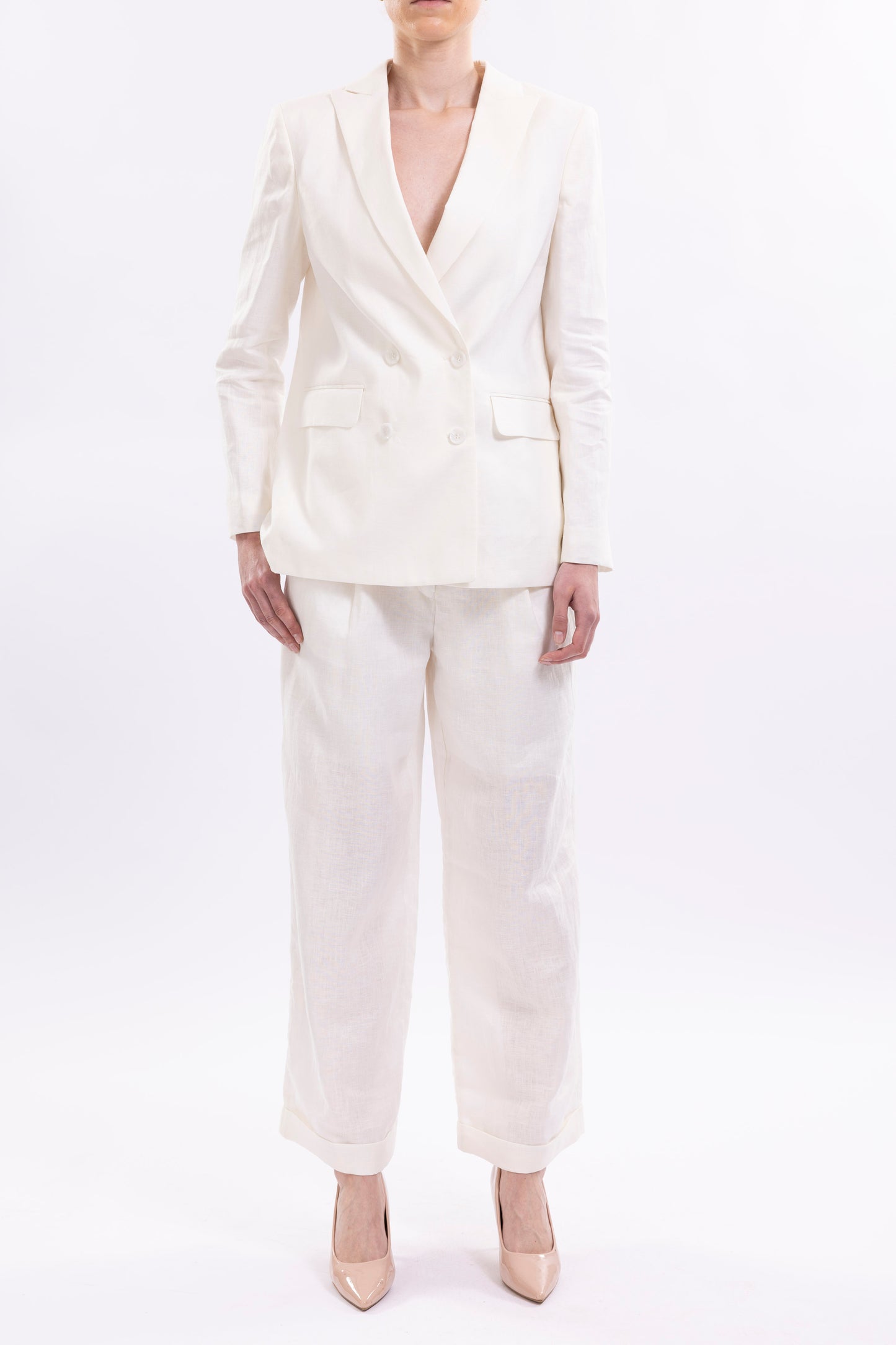 High Waist Trousers Wide Leg
