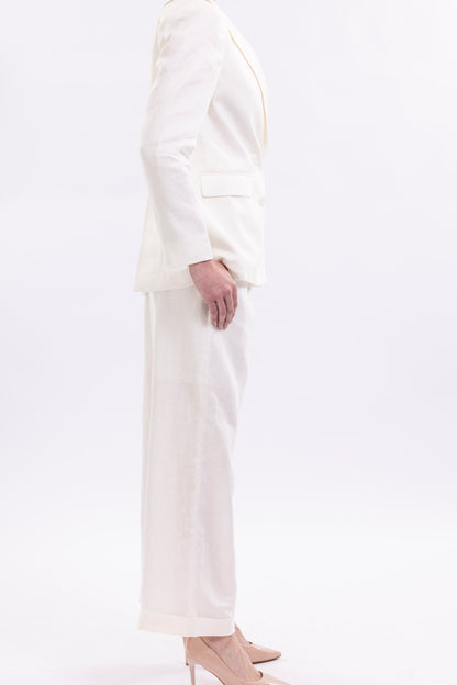 High Waist Trousers Wide Leg