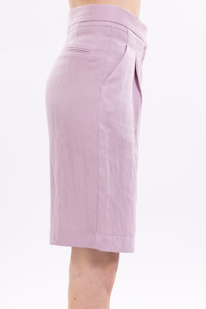 Bermuda With Front Pockets and Fake Back Pockets