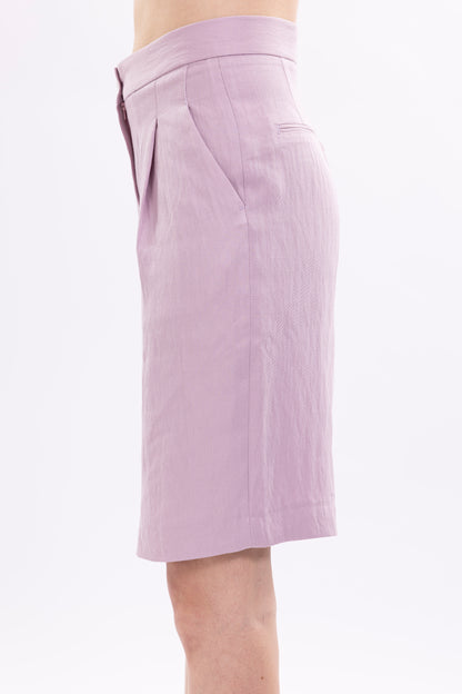 Bermuda With Front Pockets and Fake Back Pockets