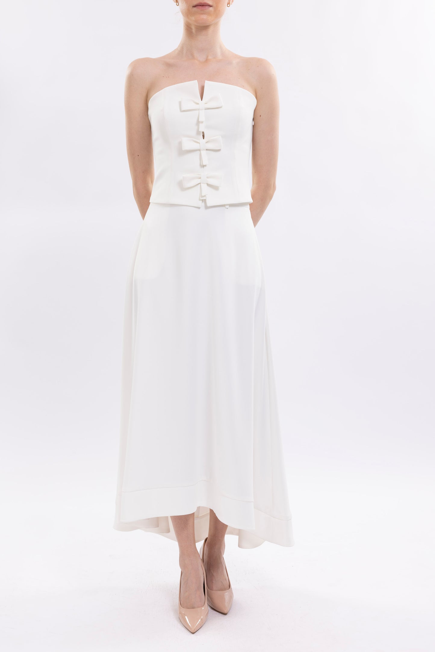 High-Low Skirt With Pockets and Loops