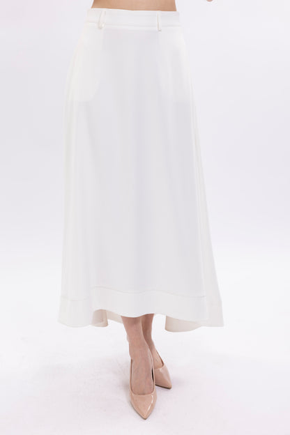 High-Low Skirt With Pockets and Loops