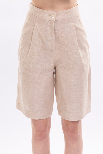 Bermuda With Front Pockets and Fake Back Pockets