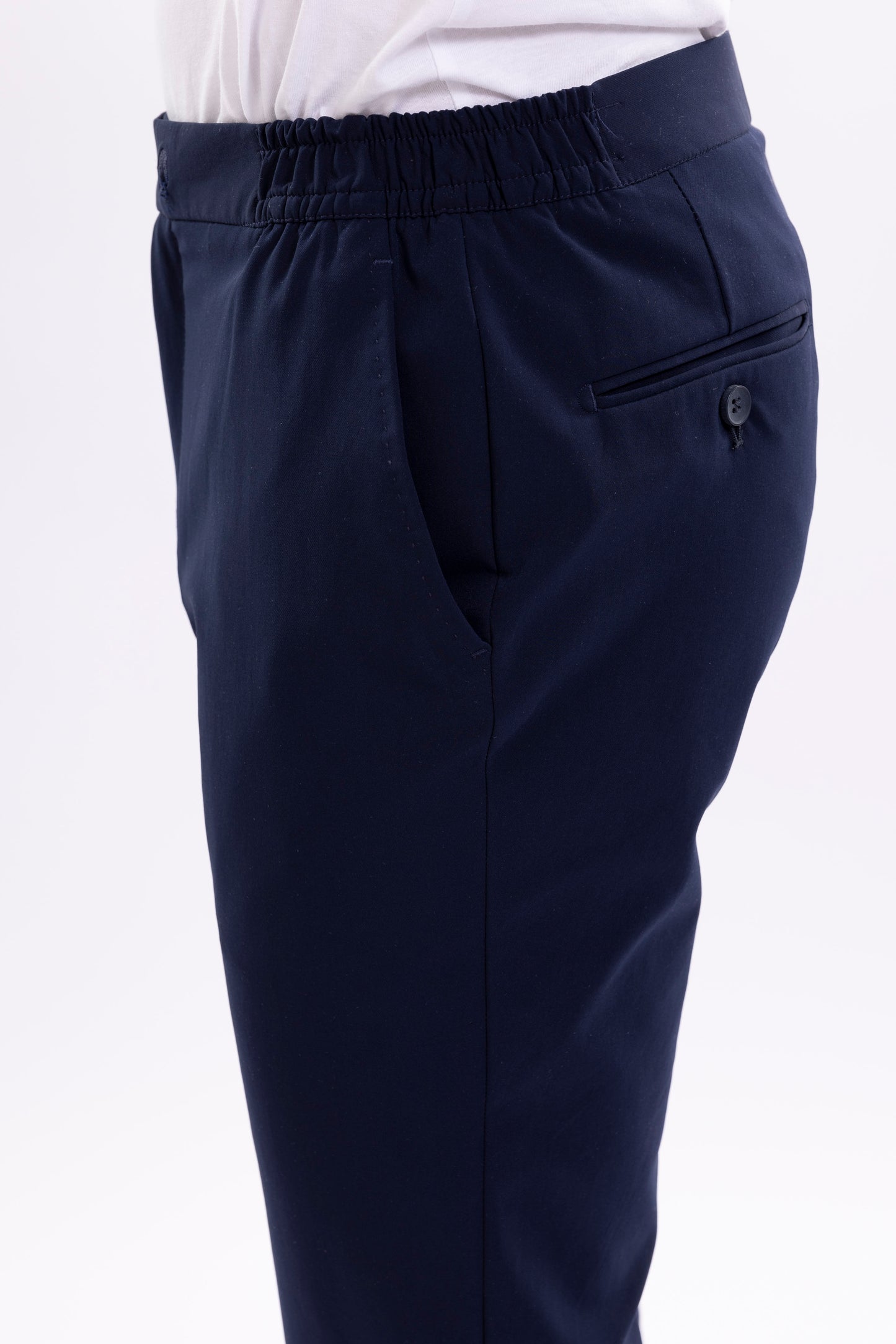 Chino With Elastic Waistband