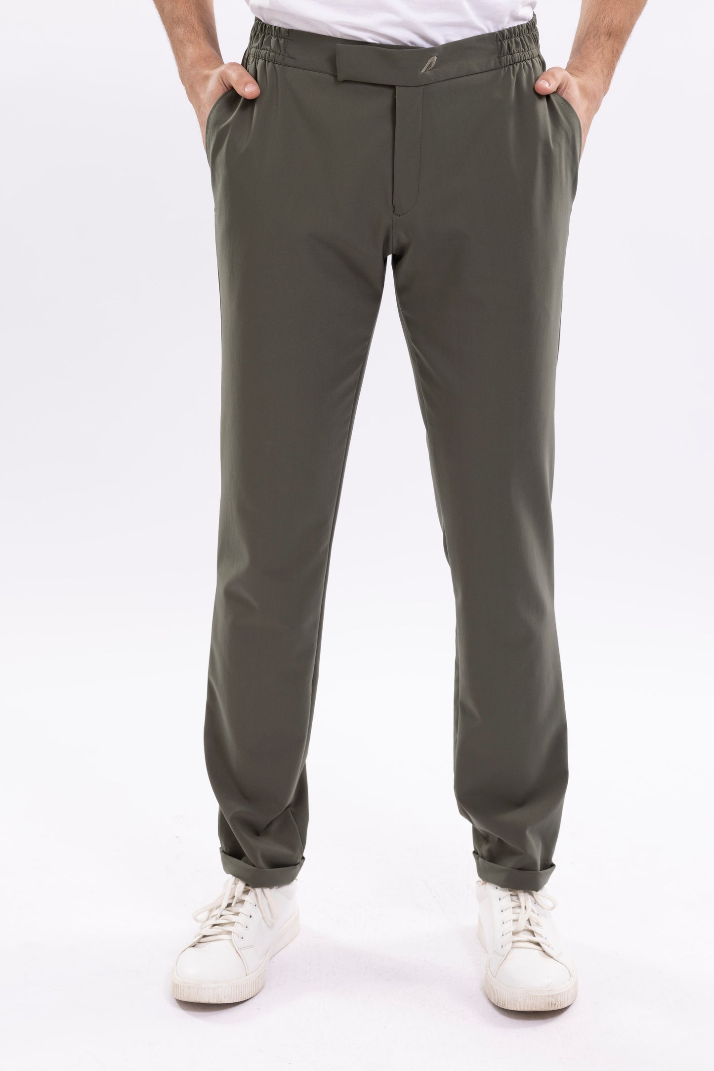 Chino With Elastic Waistband