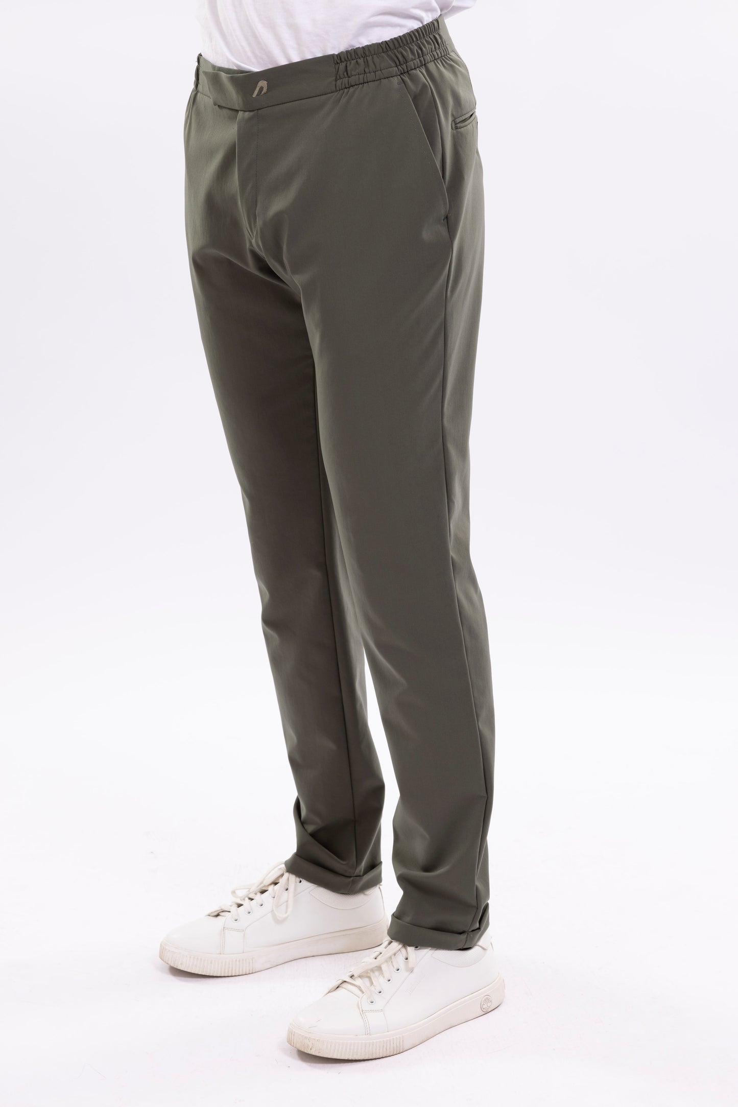 Chino With Elastic Waistband