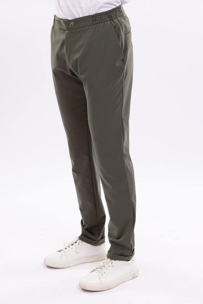 Chino With Elastic Waistband