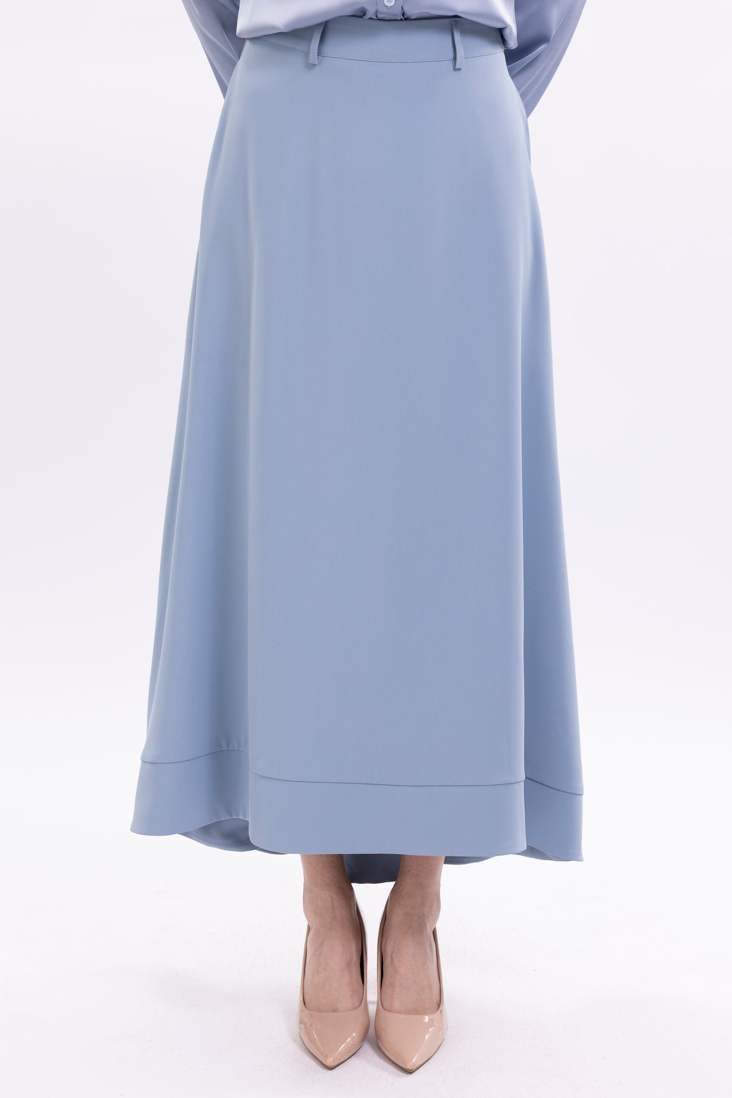 High-Low Skirt With Pockets and Loops