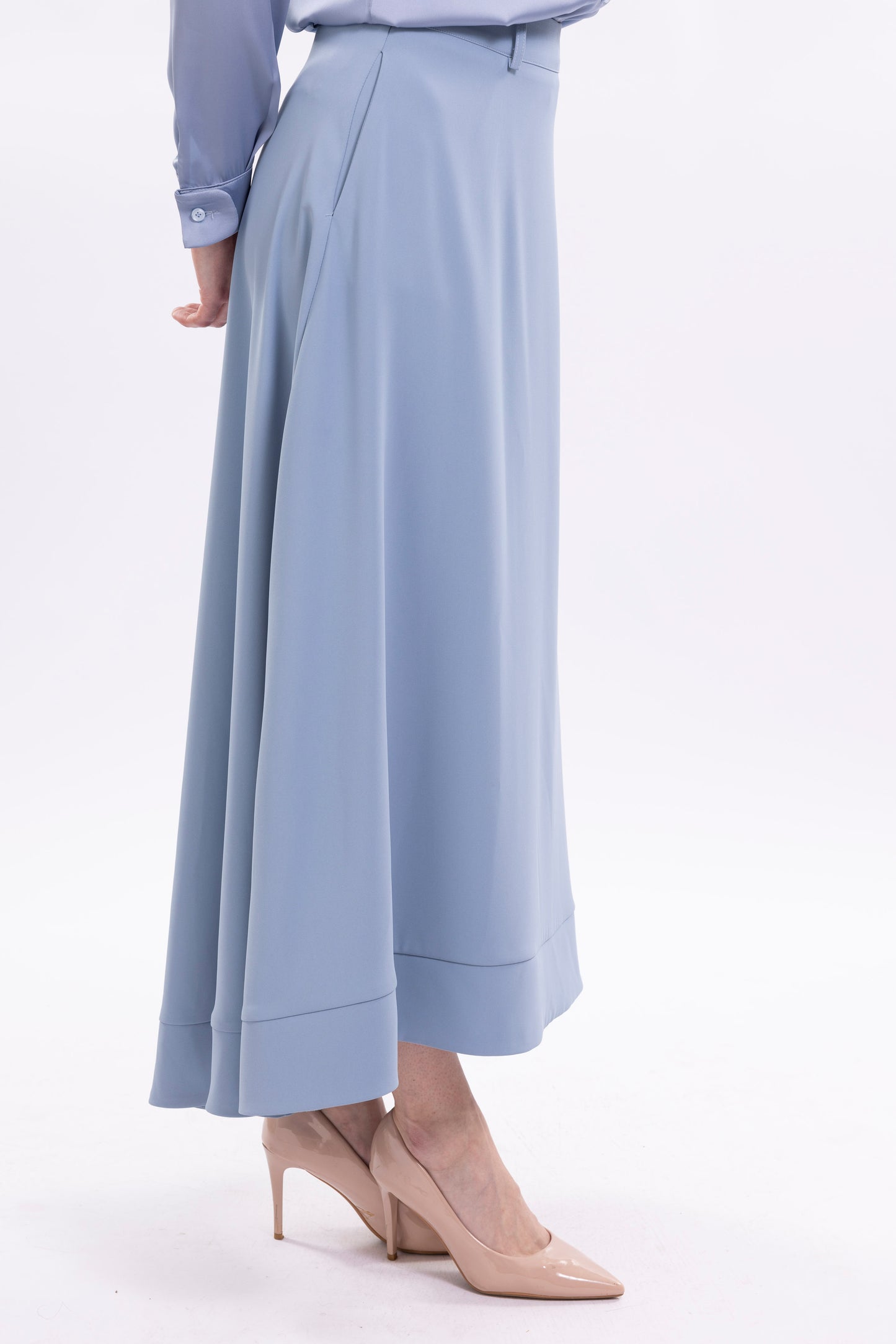 High-Low Skirt With Pockets and Loops