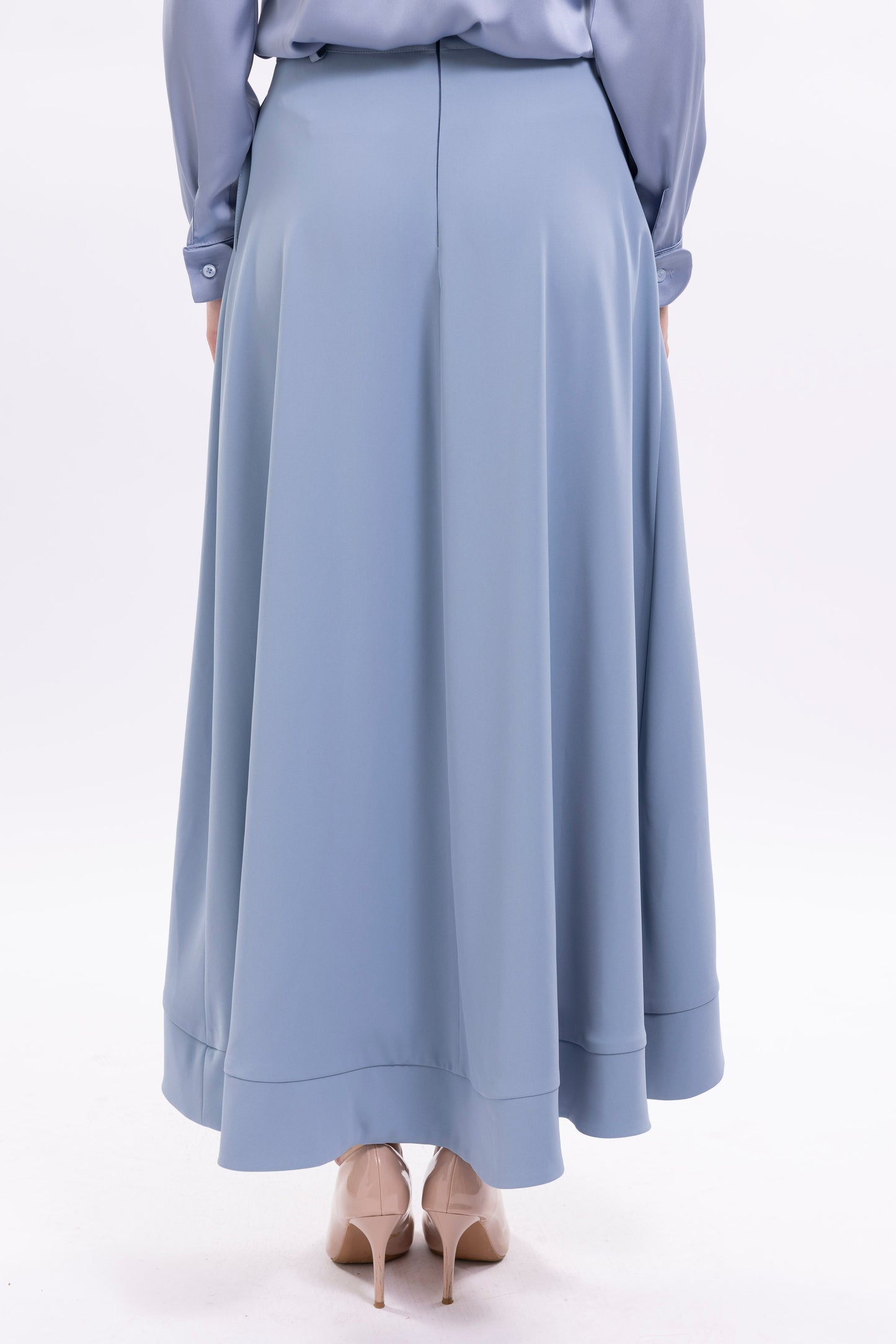 High-Low Skirt With Pockets and Loops