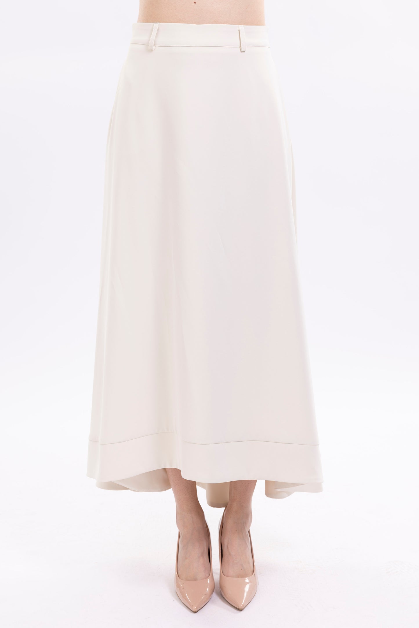 High-Low Skirt With Pockets and Loops