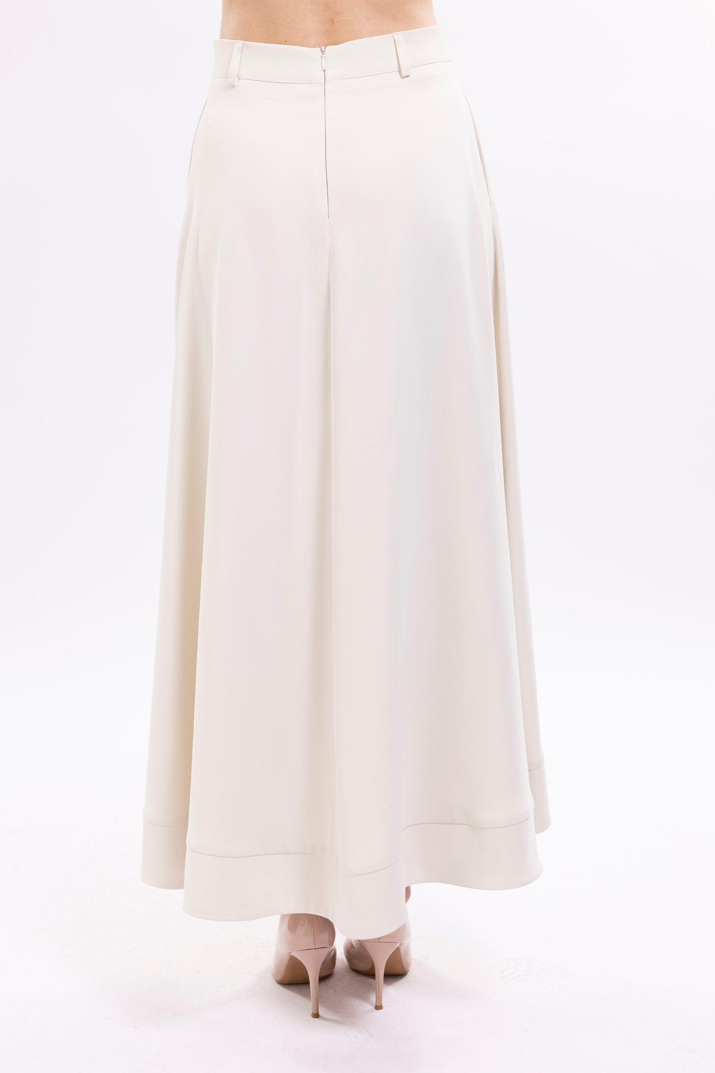 High-Low Skirt With Pockets and Loops