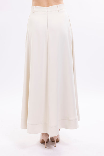 High-Low Skirt With Pockets and Loops