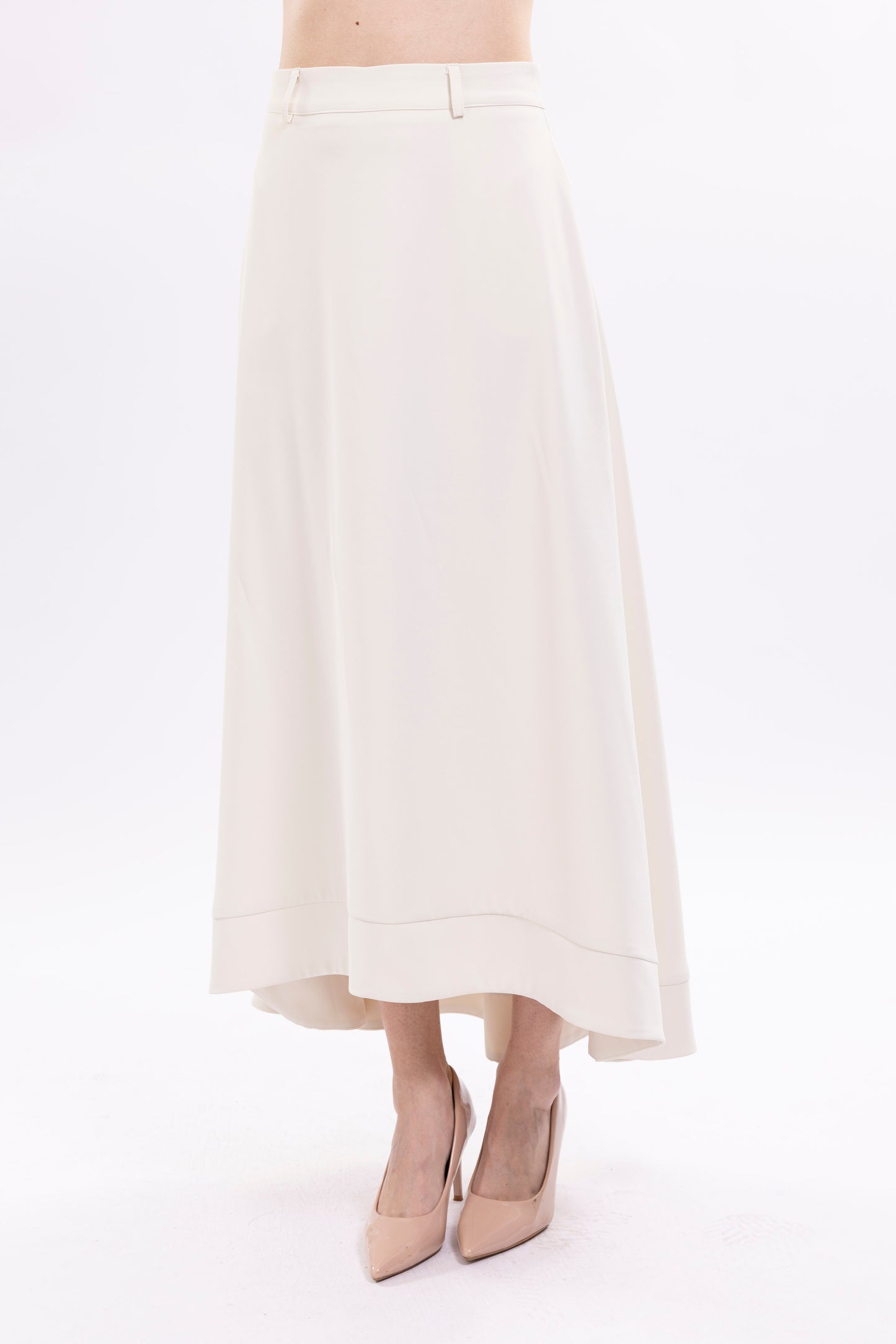 High-Low Skirt With Pockets and Loops