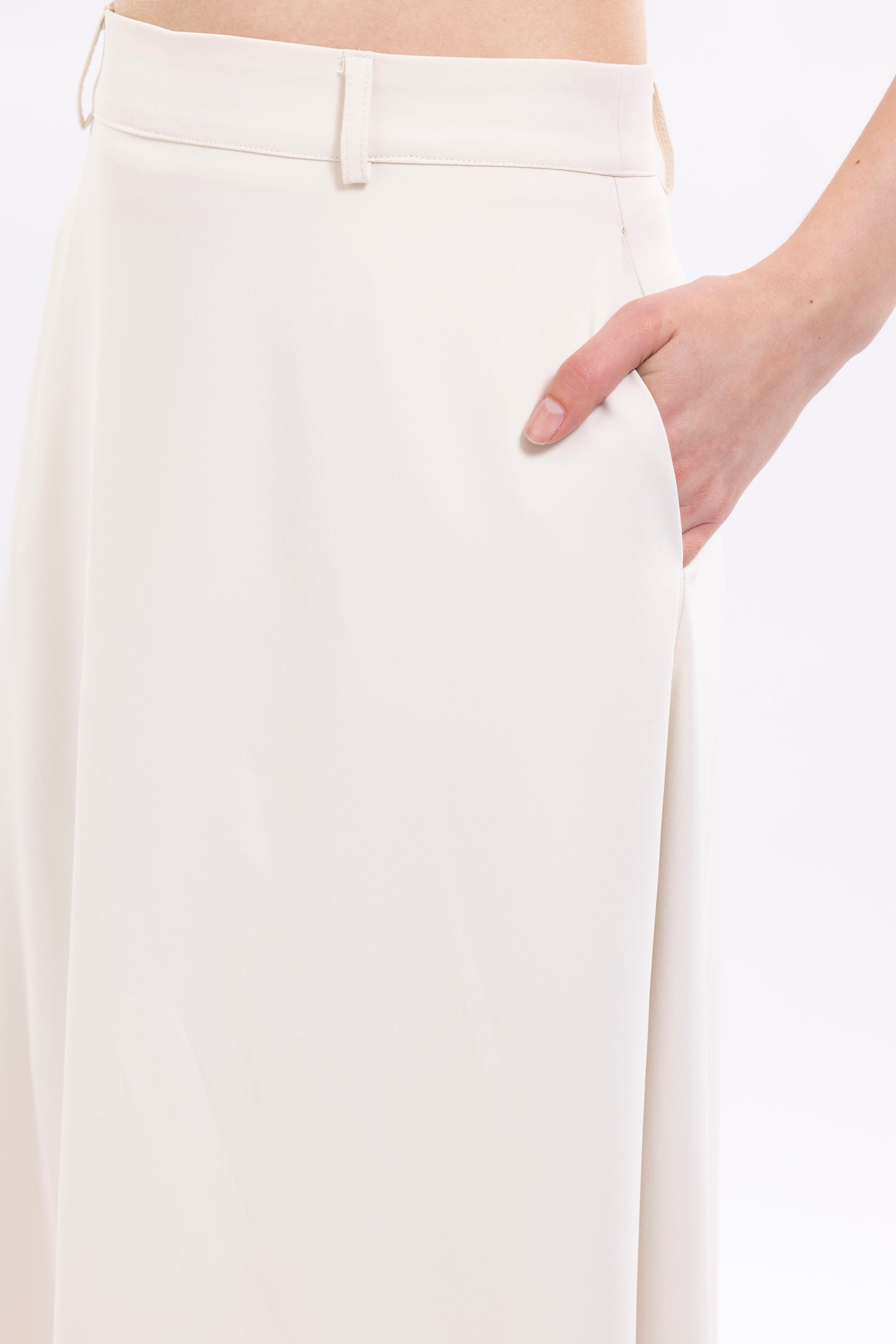 High-Low Skirt With Pockets and Loops