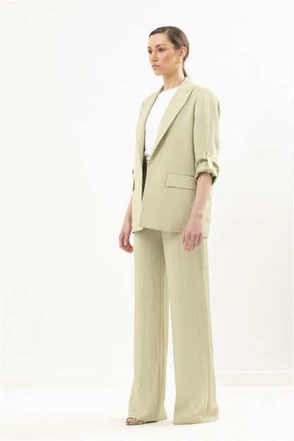 Rolled Up Sleeves Blazer