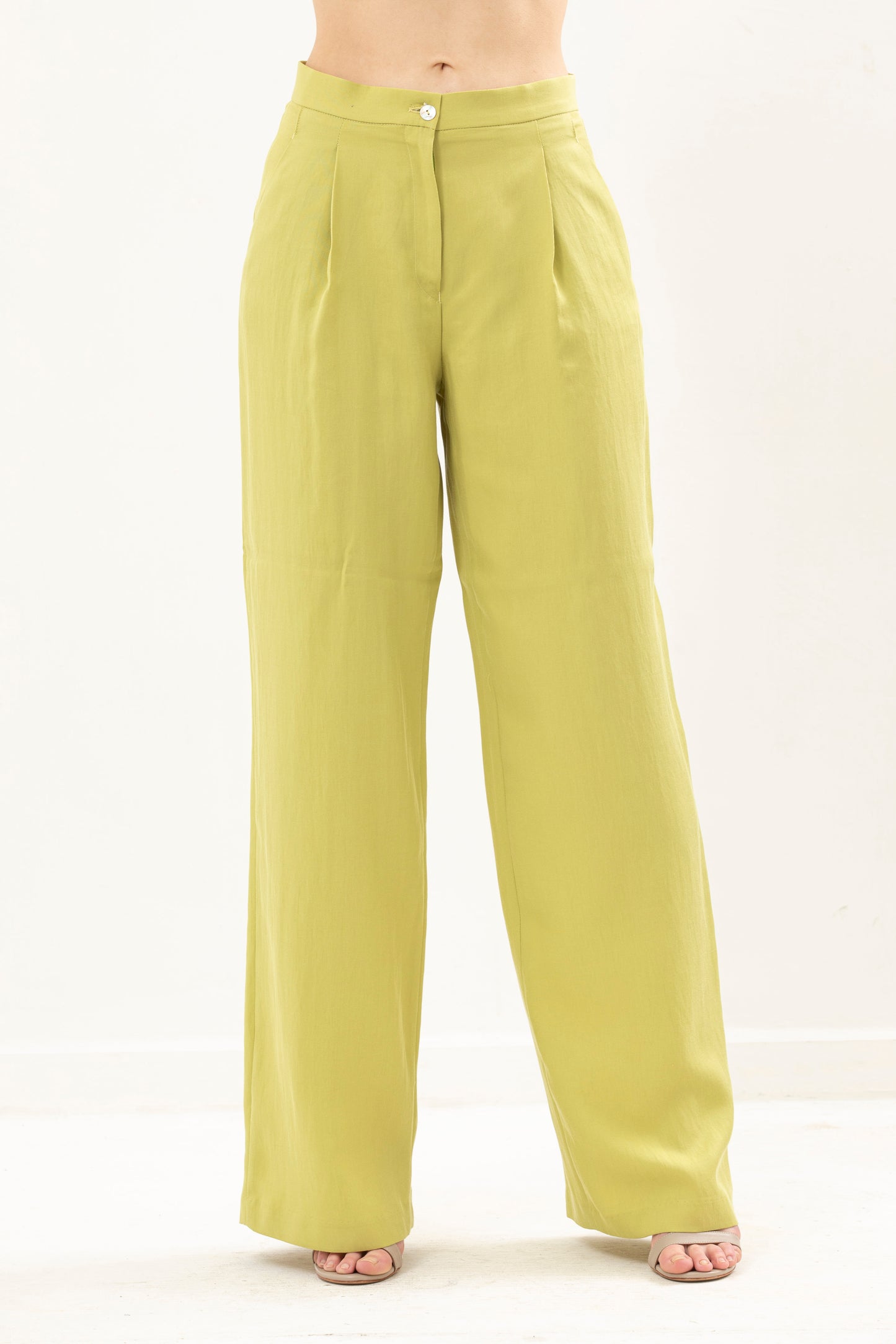 High Waist Trousers, Wide Leg