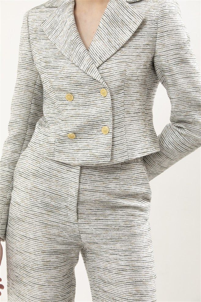 High Waisted Wide Leg Trouser