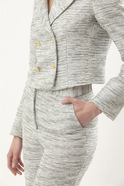 High Waisted Wide Leg Trouser