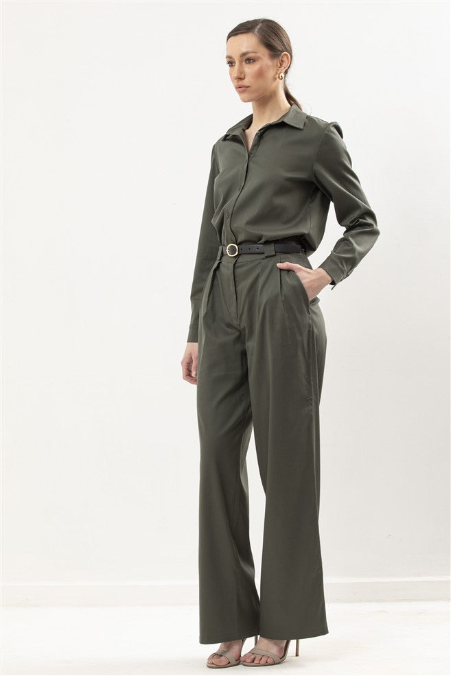 Box Pleated Trouser