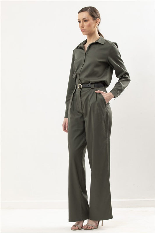 Box Pleated Trouser