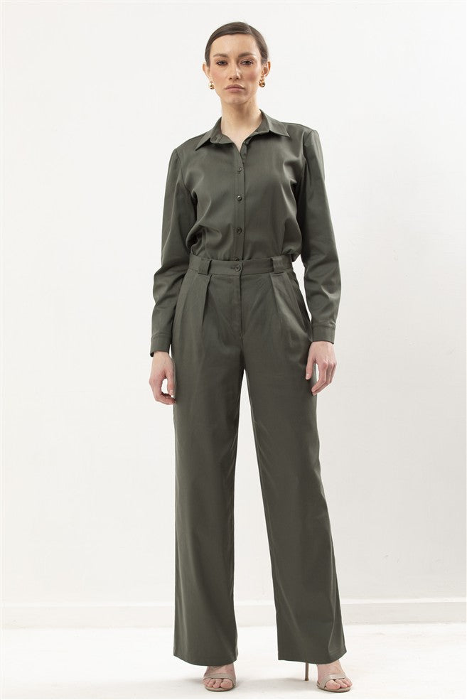 Box Pleated Trouser