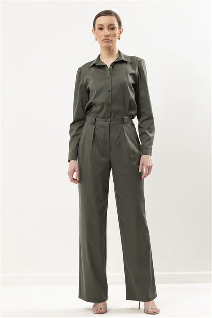 Box Pleated Trouser