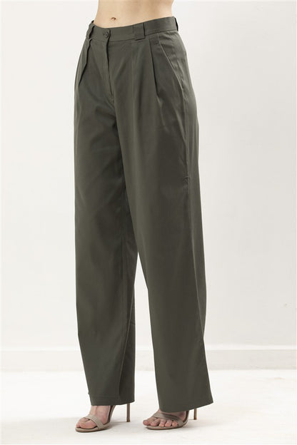Box Pleated Trouser