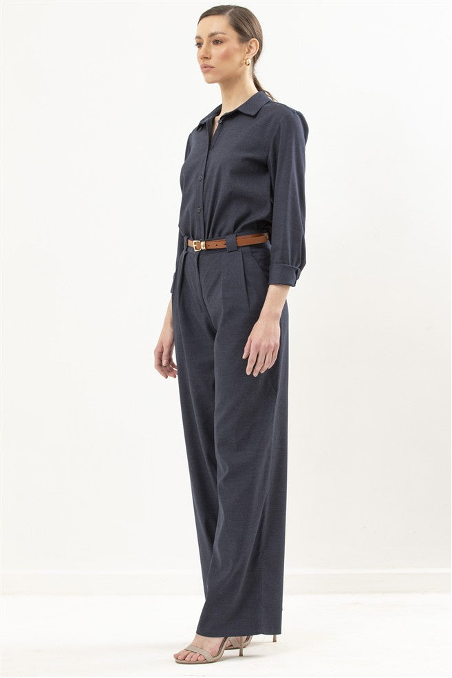 Box Pleated Trouser