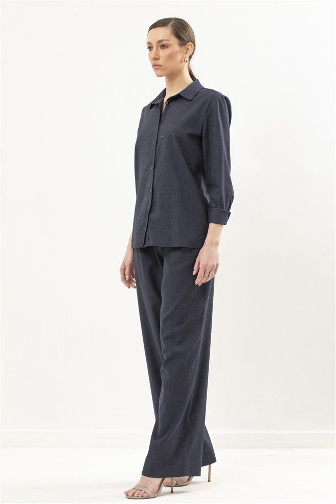 Box Pleated Trouser