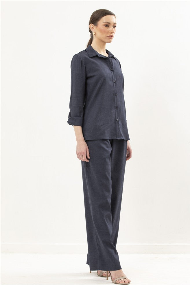 Box Pleated Trouser