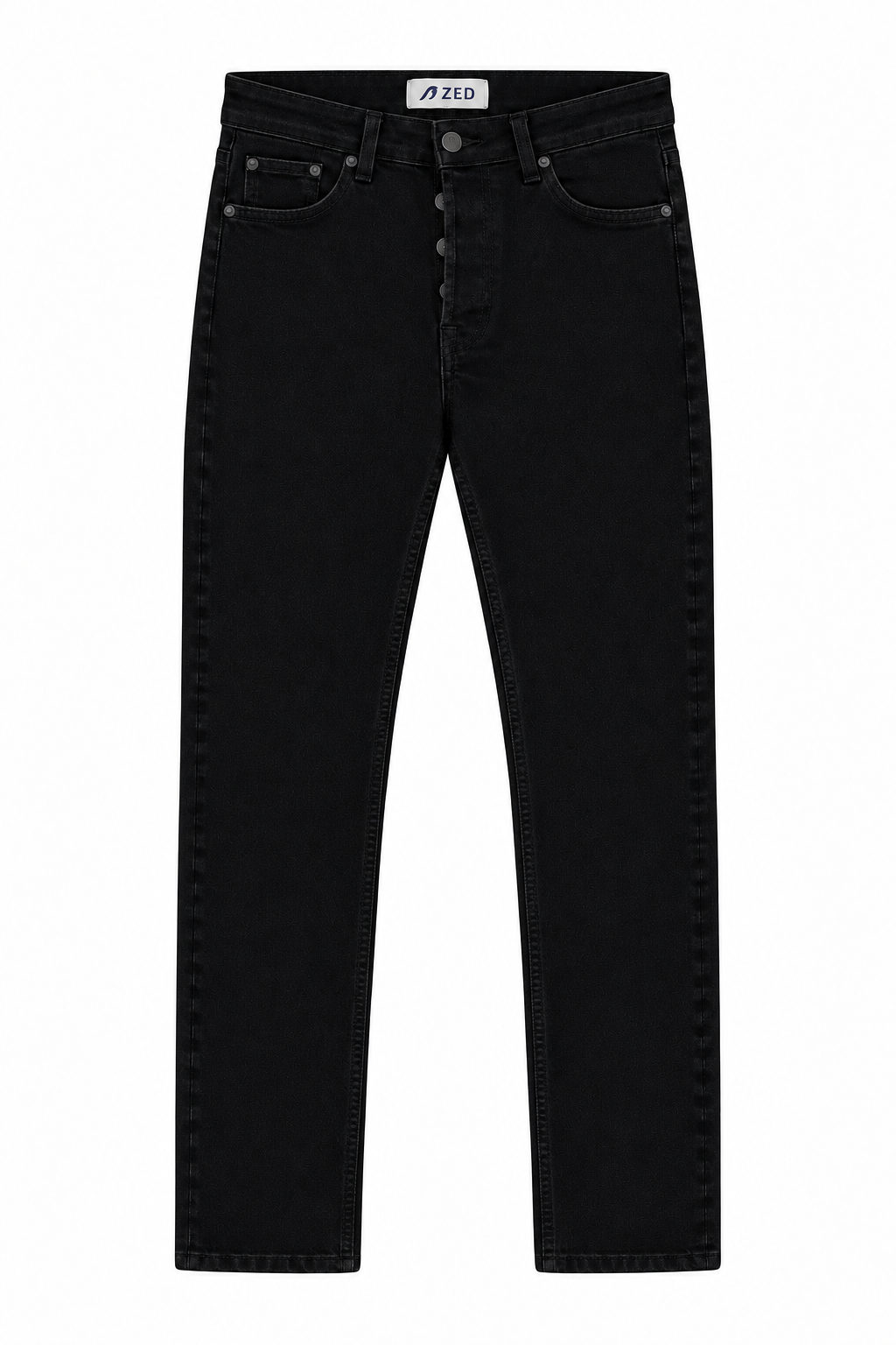 Straight Leg Denim Jeans
