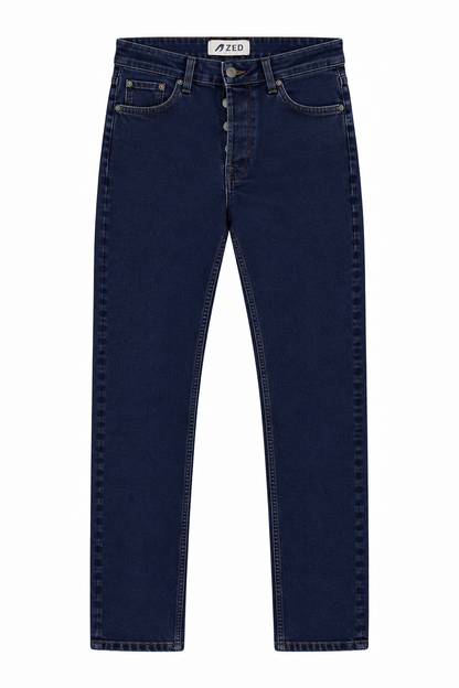 Straight Leg Denim Jeans