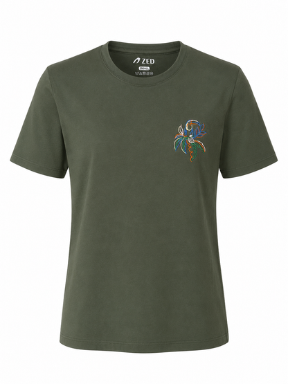 Basic T-Shirt With Embroidery