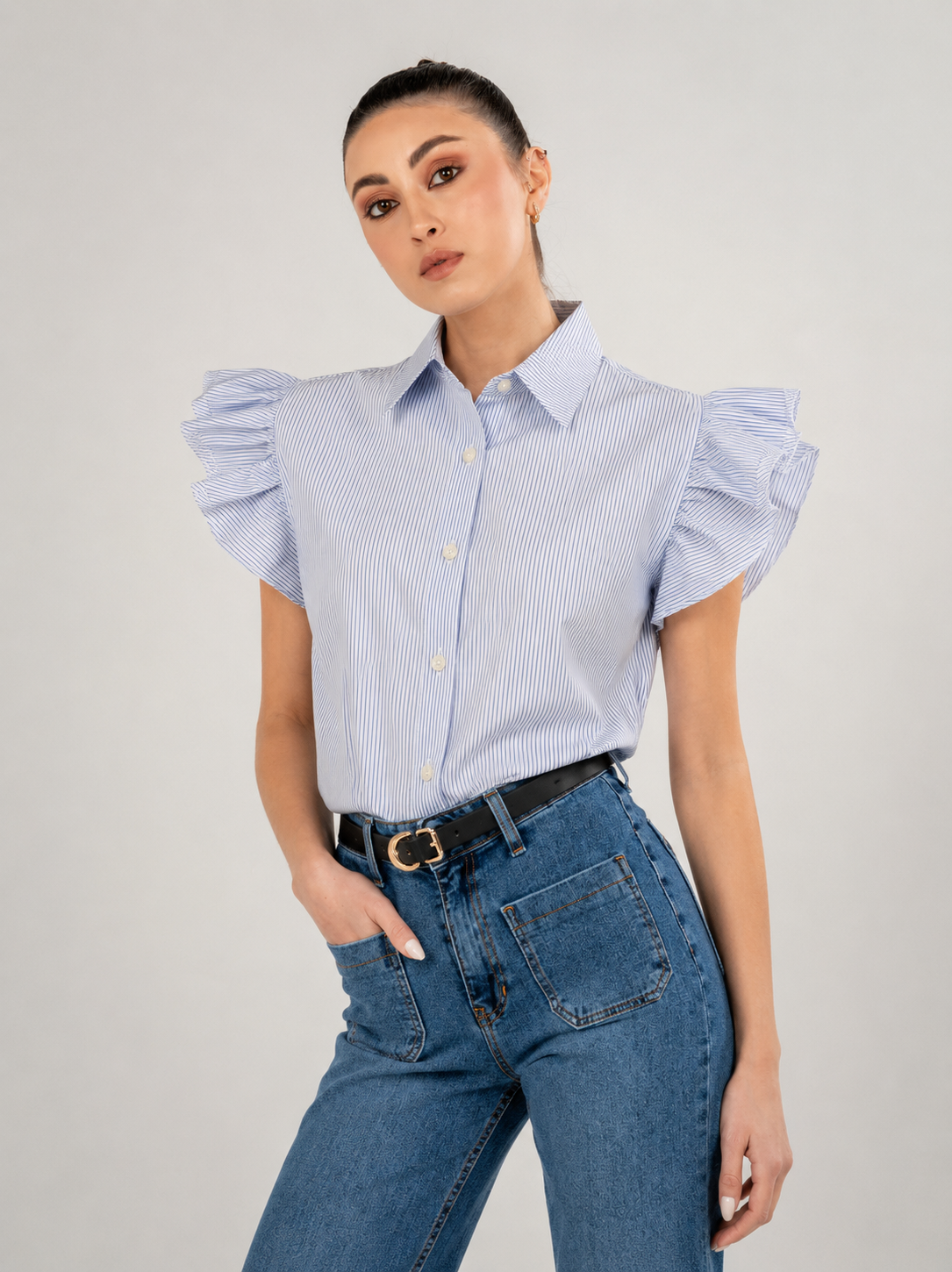 Ruffled Shirt