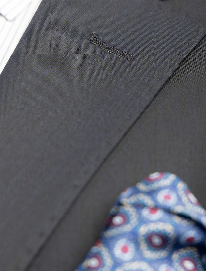 Blazer Suit Notch Lapel Stretch Wool