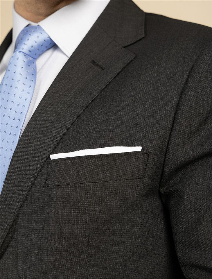 Blazer Suit Notch Lapel Stretch Wool