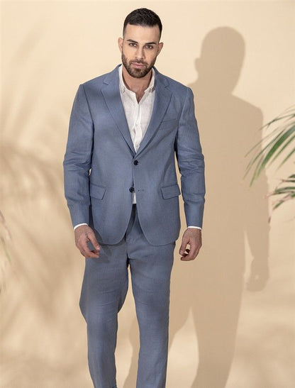 Single Breasted Linen Blazer